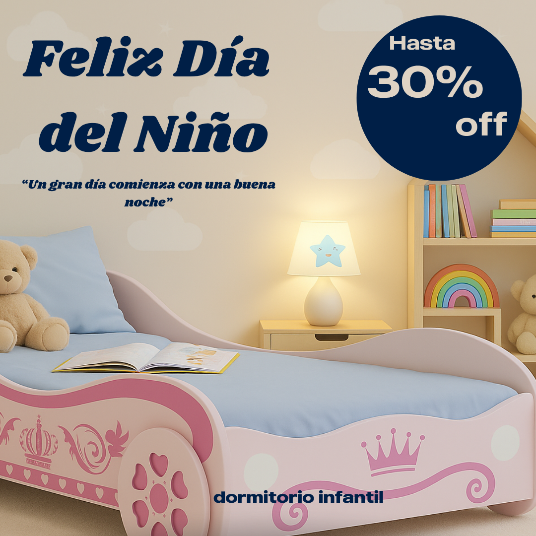 Cama 1 plaza Charlotte Rosada