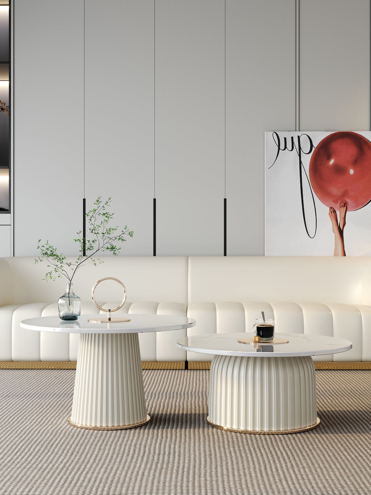 Set Mesas de Centro Santorini