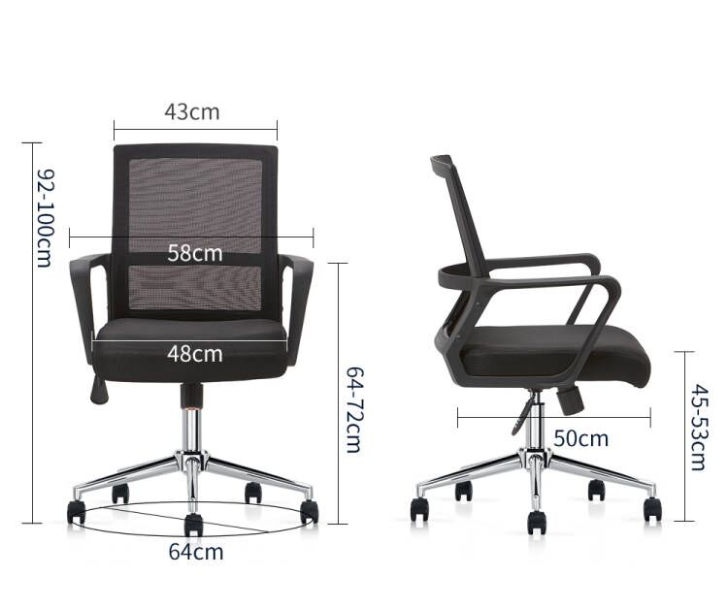 Silla Oficina Basic Black