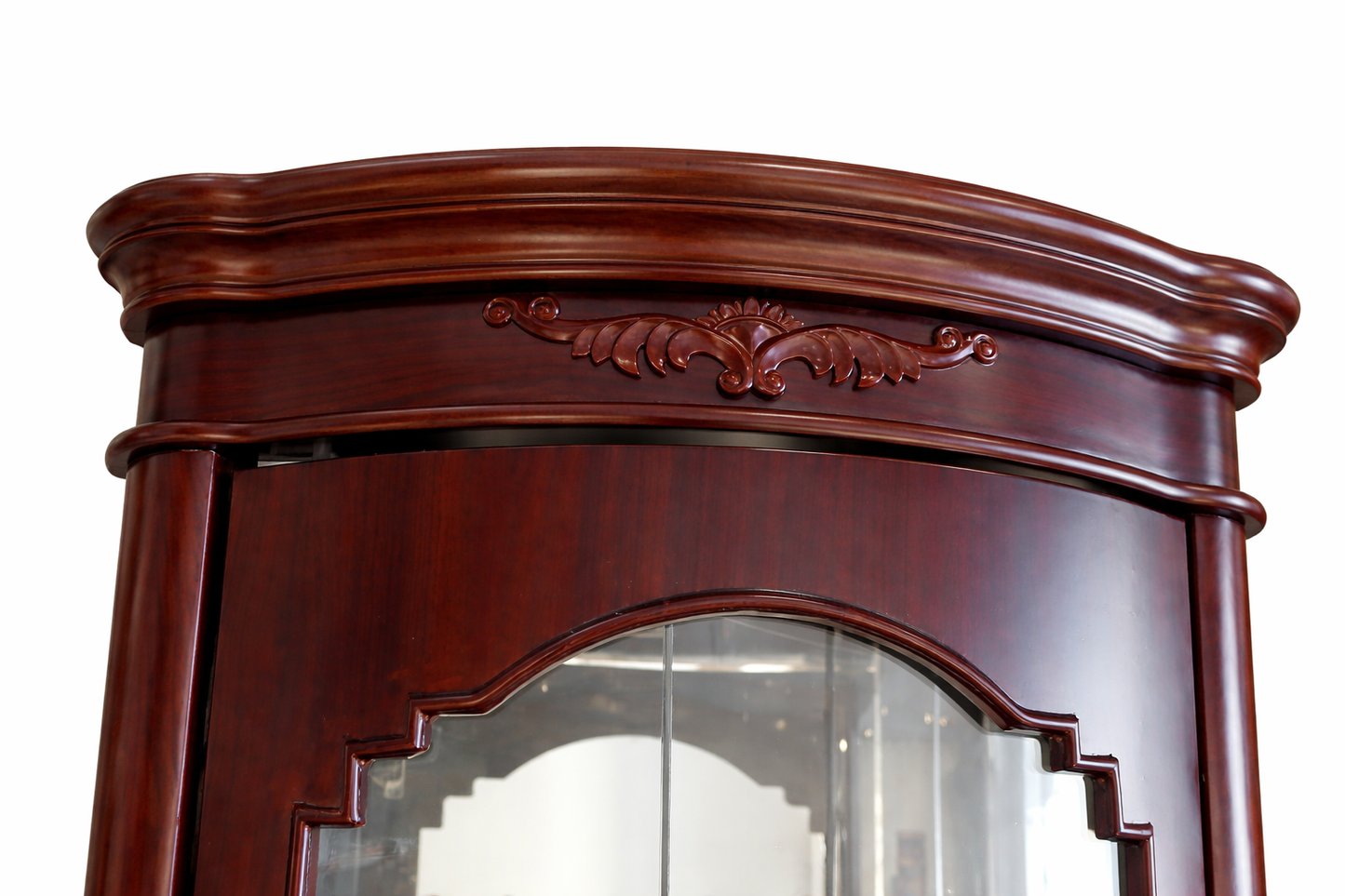 Vitrina Esquinera Nativa - Caoba