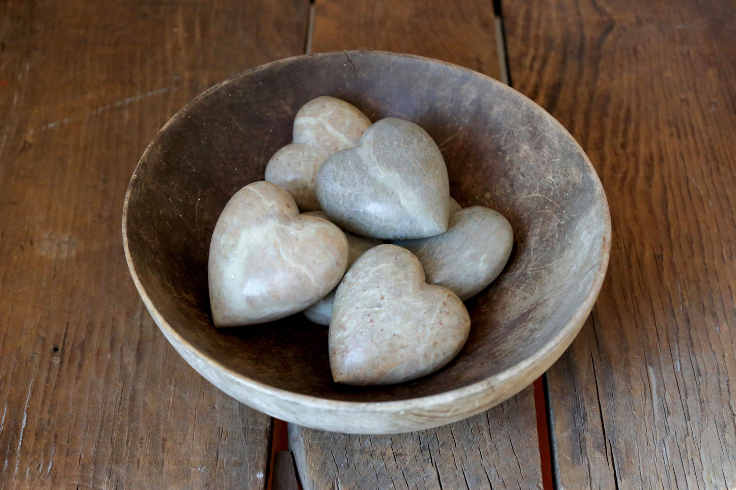 Adorno corazon de piedra Estetica