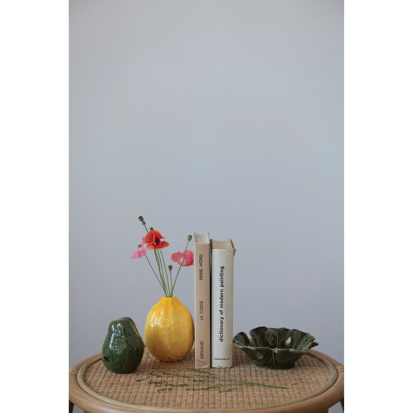 Bowl de Gres en Forma de Hoja