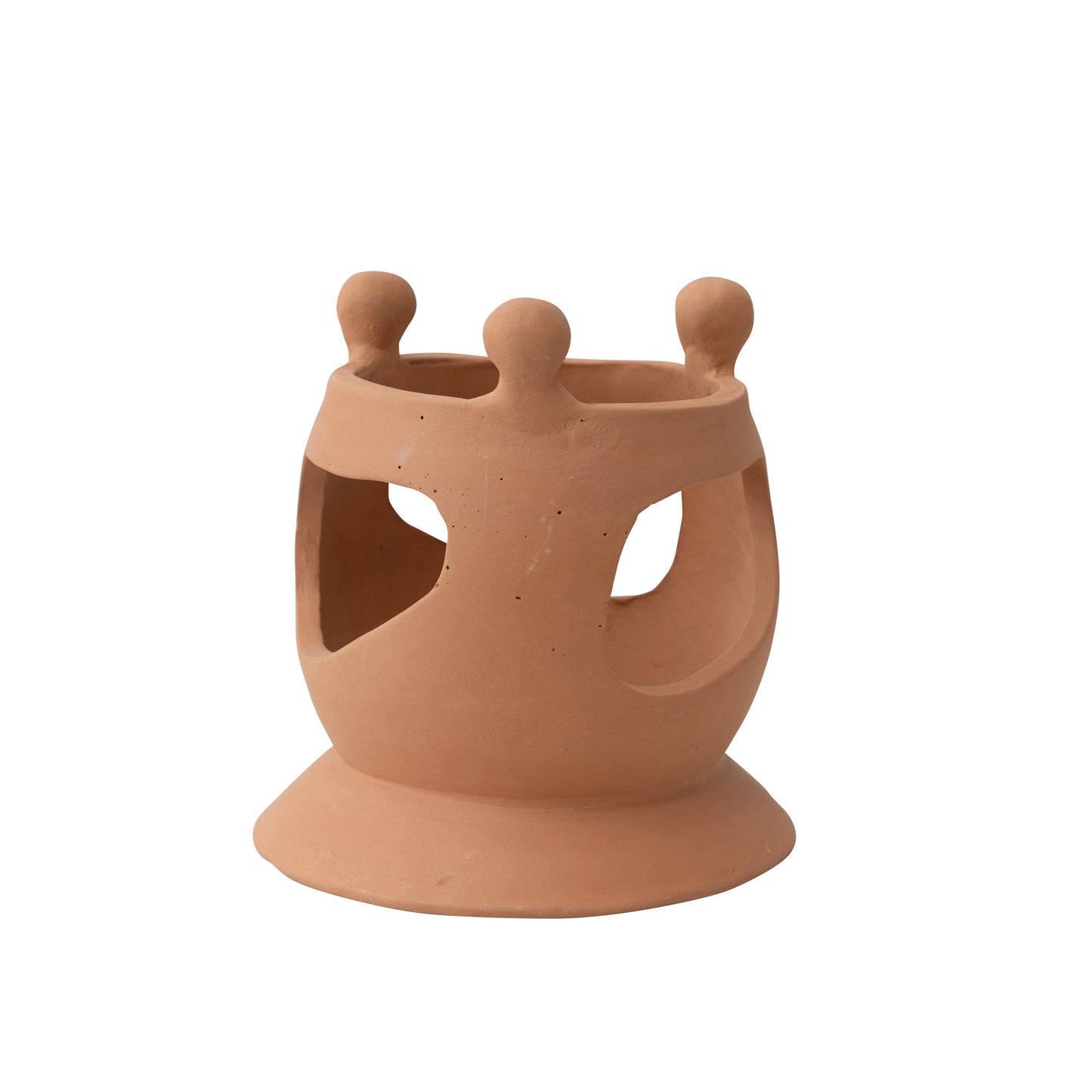 Portavelas de Terracota - Círculo de Amigos