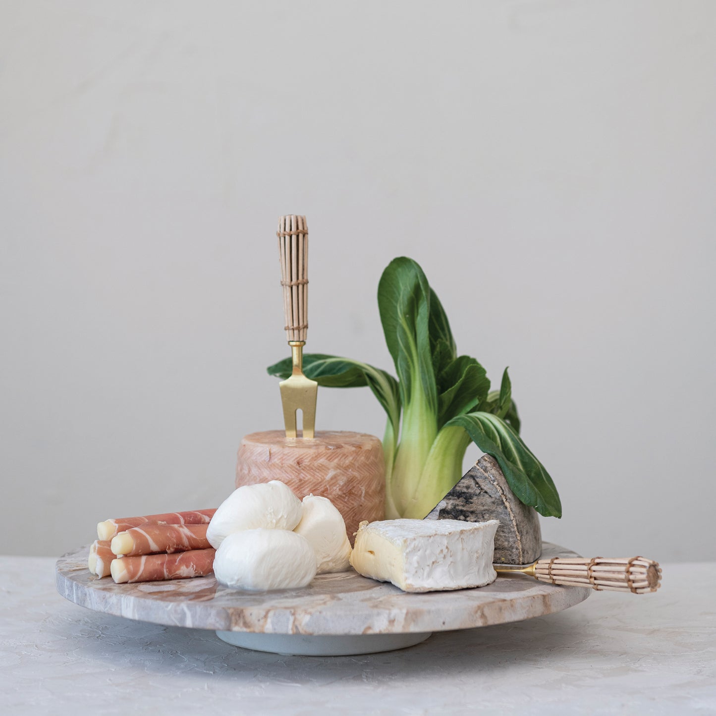 Tabla de marmol giratoria "lazy susan"