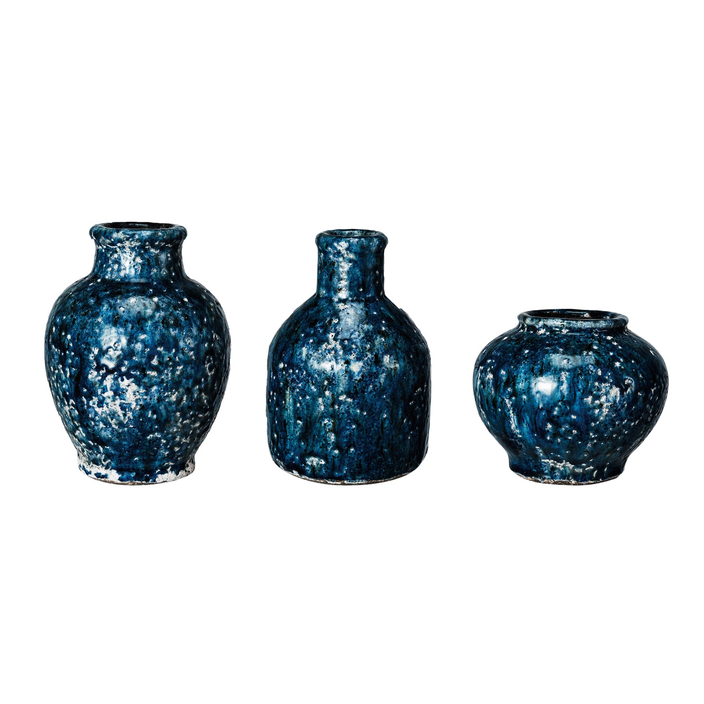 Set de 3 Floreros Decorativos de Terracota