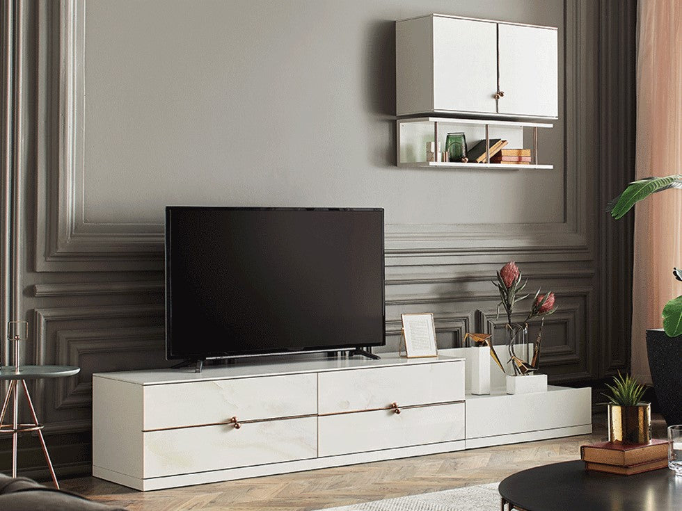 Rack Contemporáneo y Moderno Rose Gold