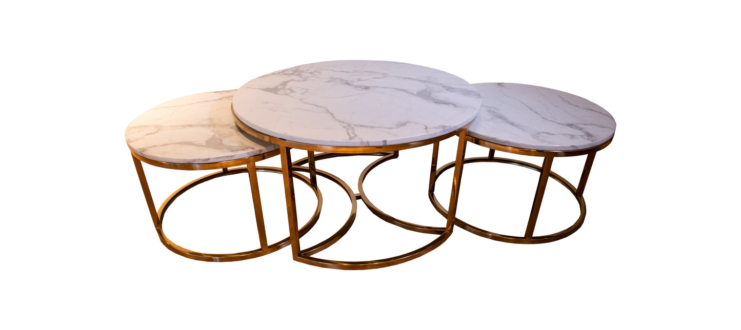 Mesas de Centro Alpha ROSE GOLD