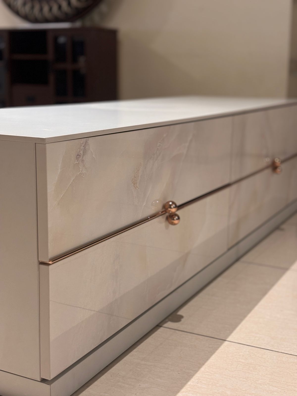 Rack Contemporáneo y Moderno Rose Gold