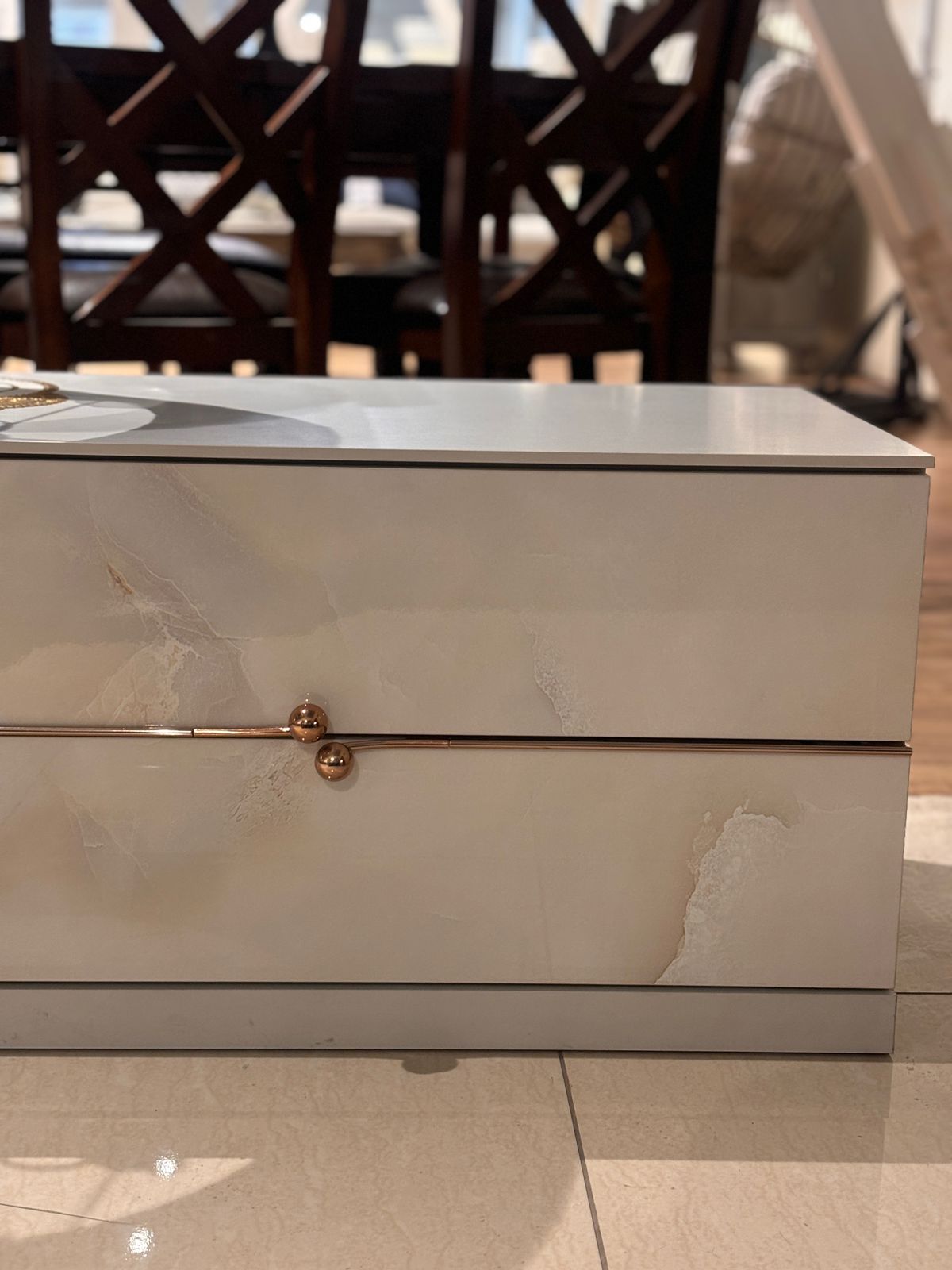 Rack Contemporáneo y Moderno Rose Gold