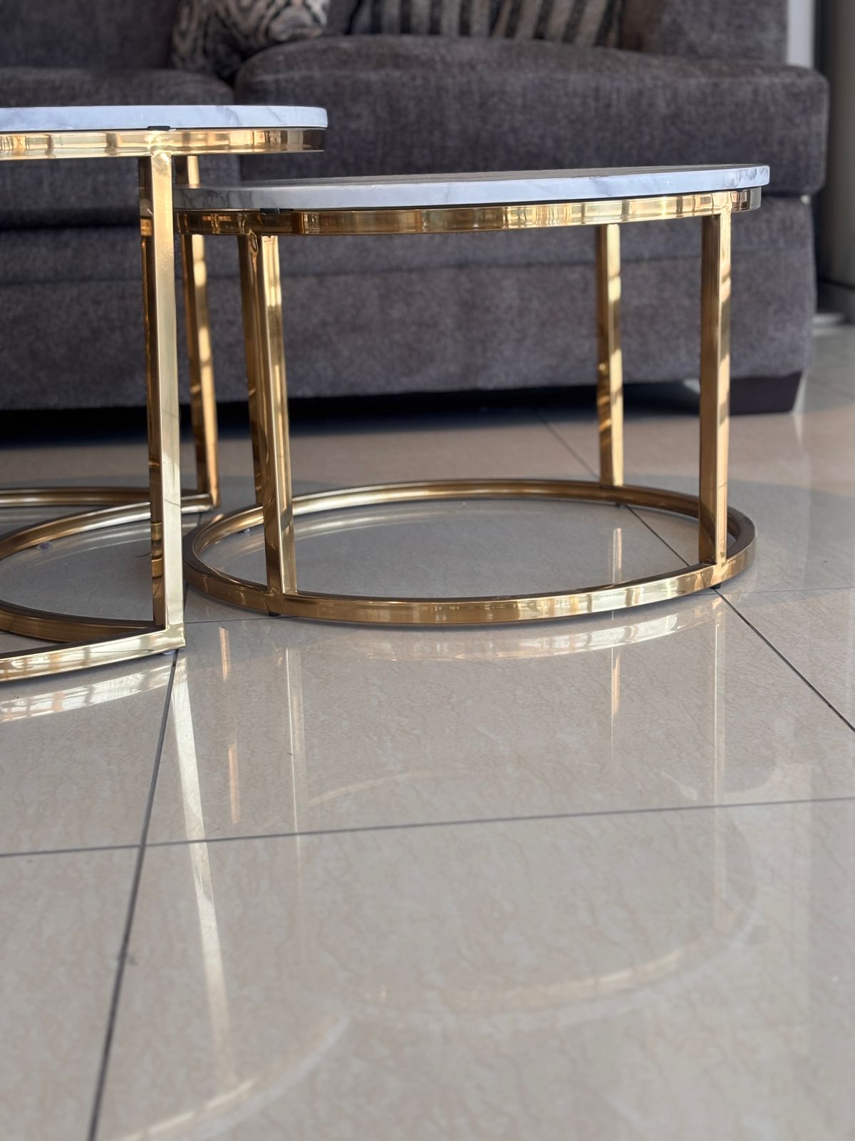 Mesas de Centro Alpha ROSE GOLD