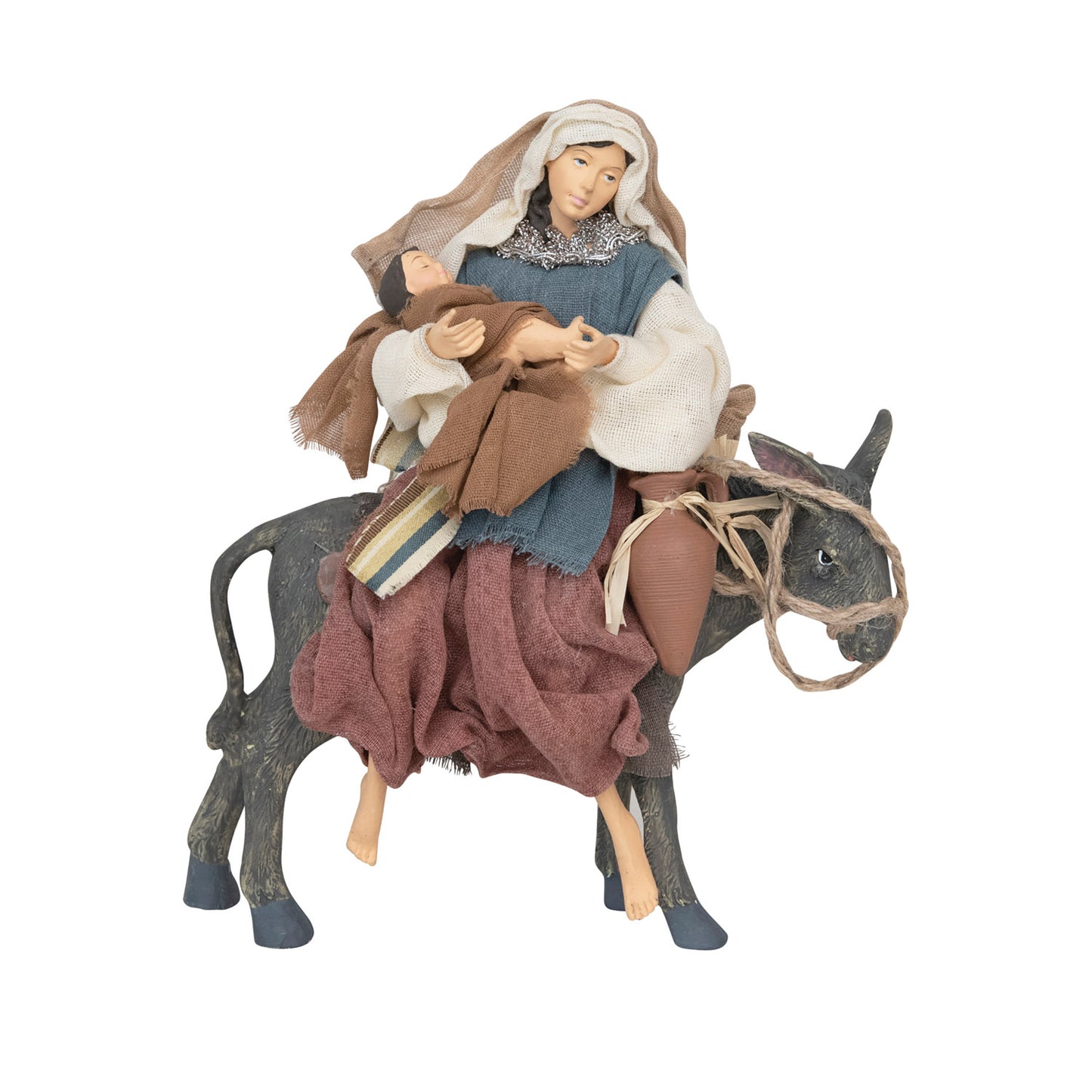 Figura de Virgen María con Niño Jesús