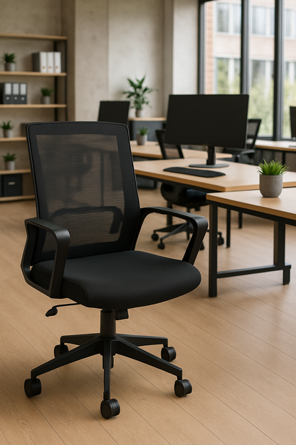 Silla Oficina Esencial Comfort Black