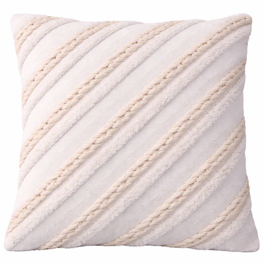 Cojín Trenzado Ivory