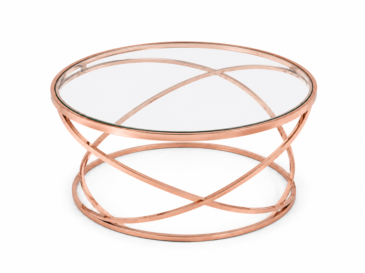 Mesa de Centro Rose Gold