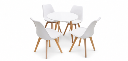Set de Mesa y 4 Sillas Calcita