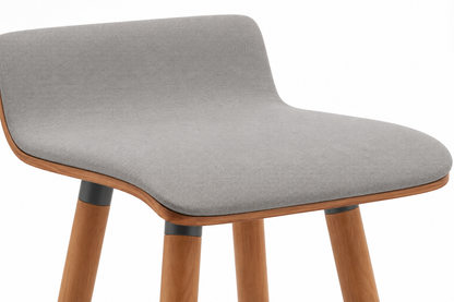 Banqueta Alta de Madera Korea