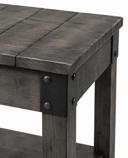 Mesa Lateral Rustica Grey