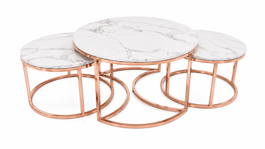 Mesas de Centro Alpha ROSE GOLD