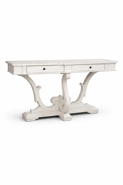 Mesa de Arrimo Consola Blanca