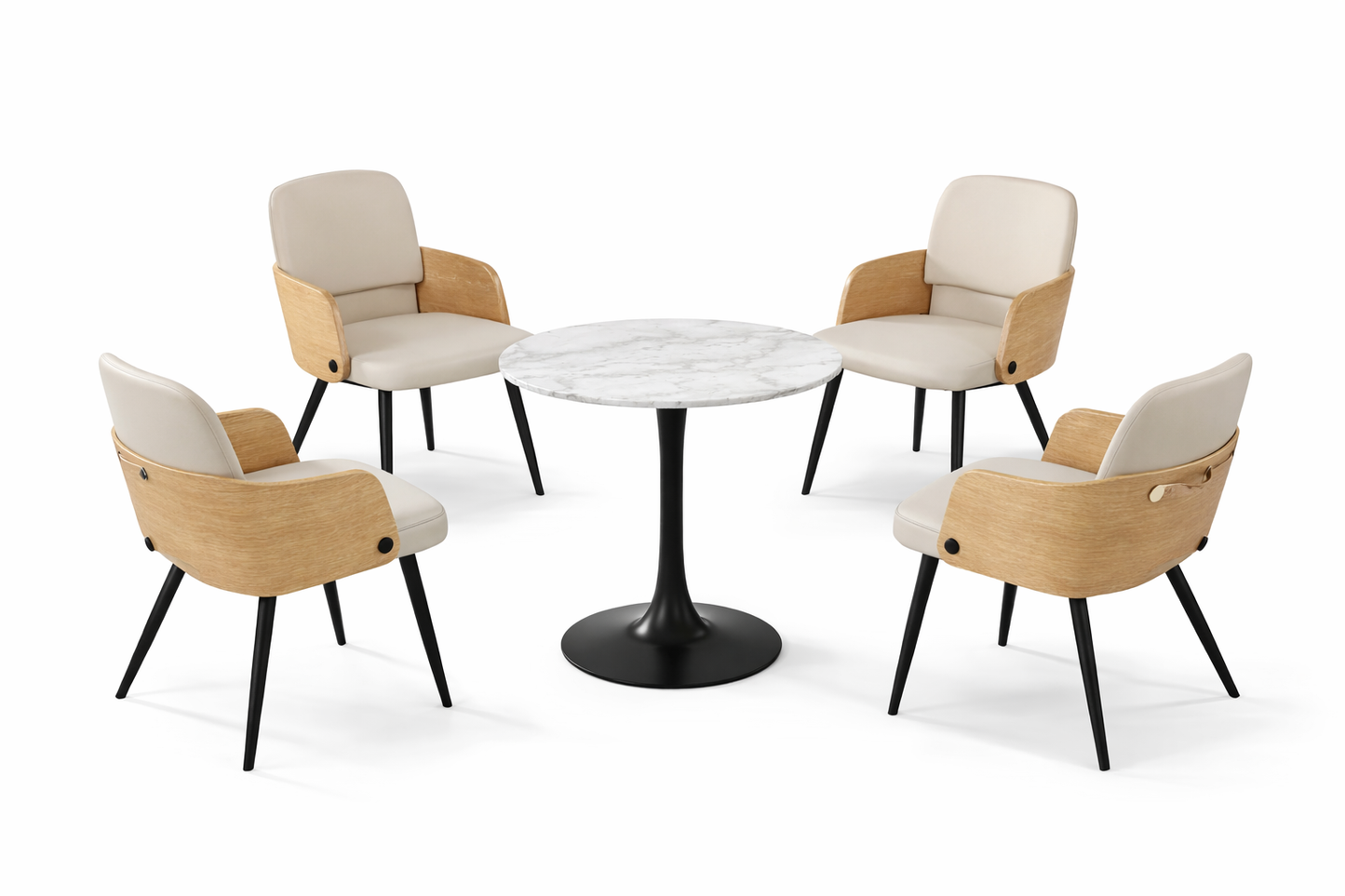 Set de 4 Sillas con Mesa Howlita