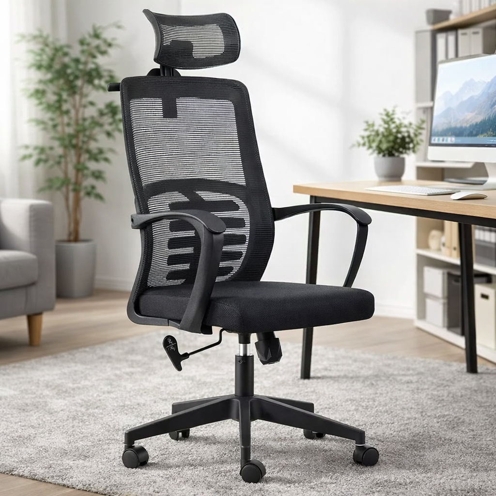 Silla Ergonómica Ejecutiva Sitwell con Apoyo Cervical