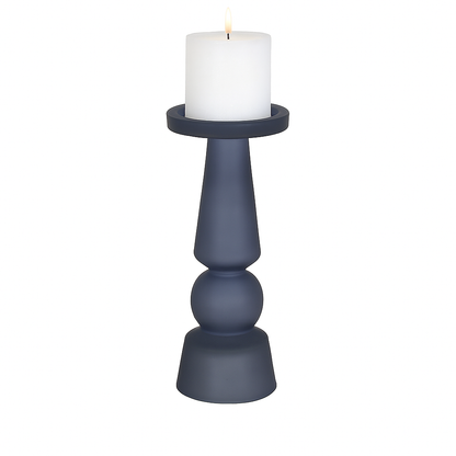 Candelabro Azul con vela
