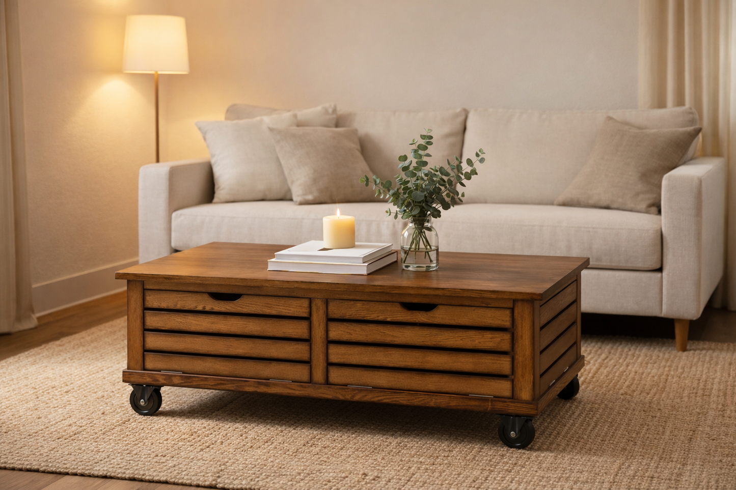 Mesa de centro Ruedas