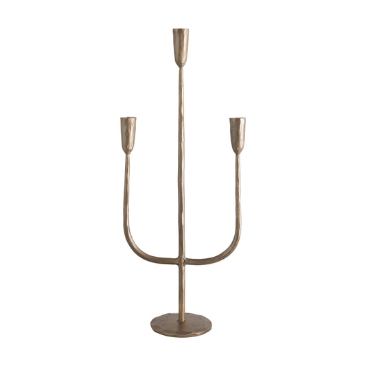 Candelabro de Metal Envejecido