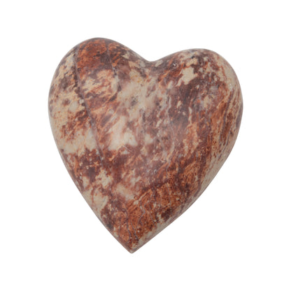 Adorno corazon de piedra Esteatita
