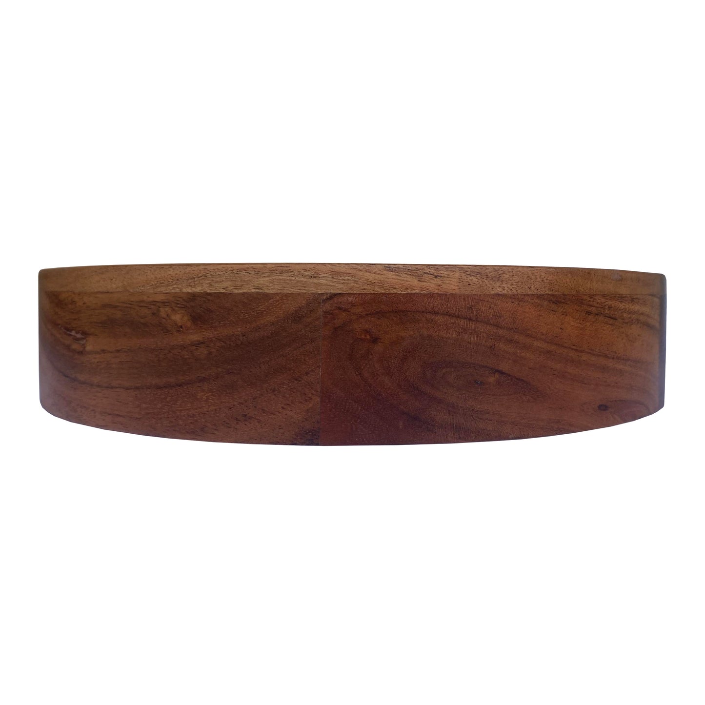 Pedestal de madera de acacia natural