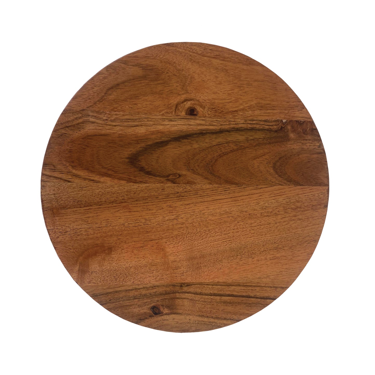 Pedestal de madera de acacia natural
