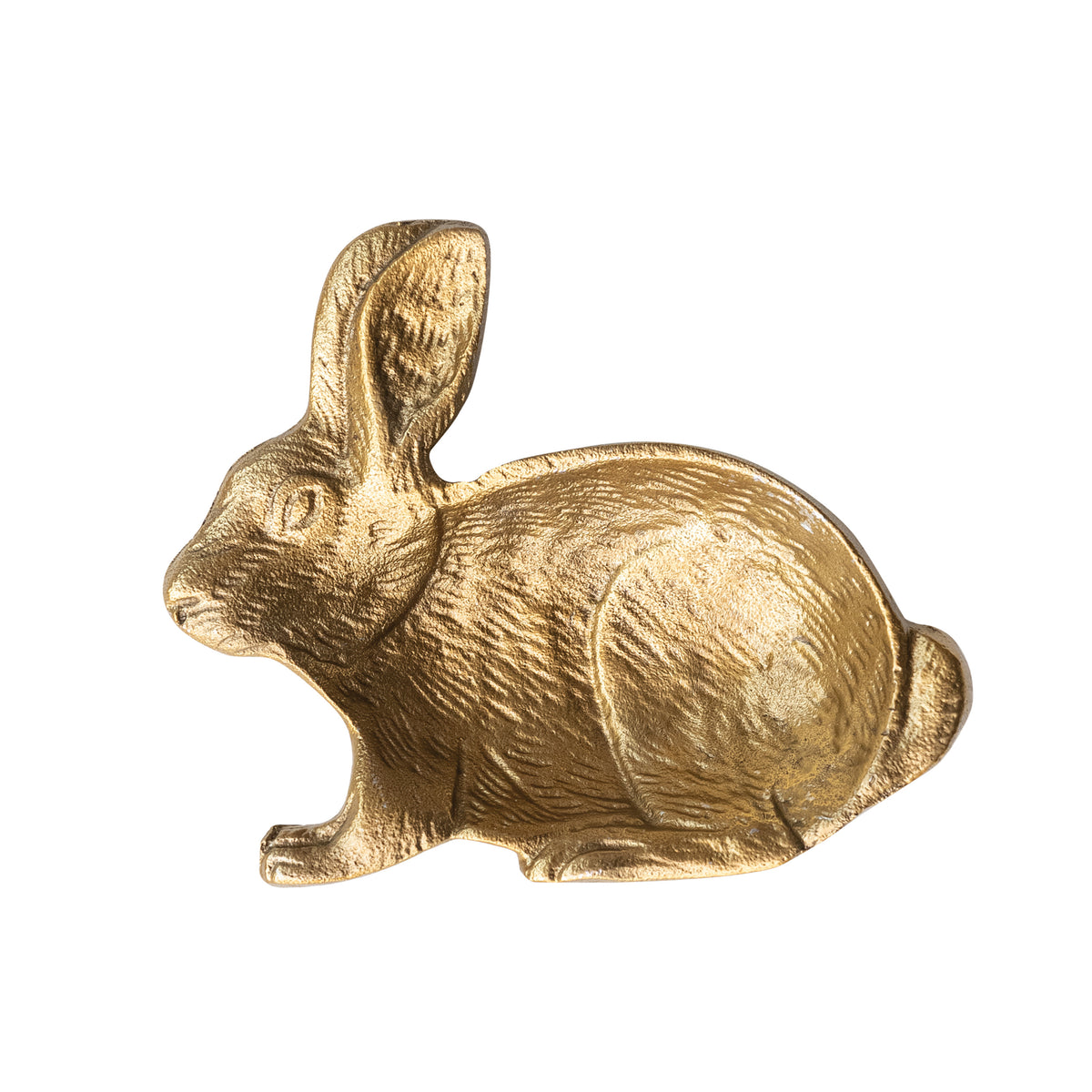 Plato en Forma de Conejo de aluminio fundido