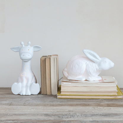 Lámpara de Cerámica en Forma de Conejo
