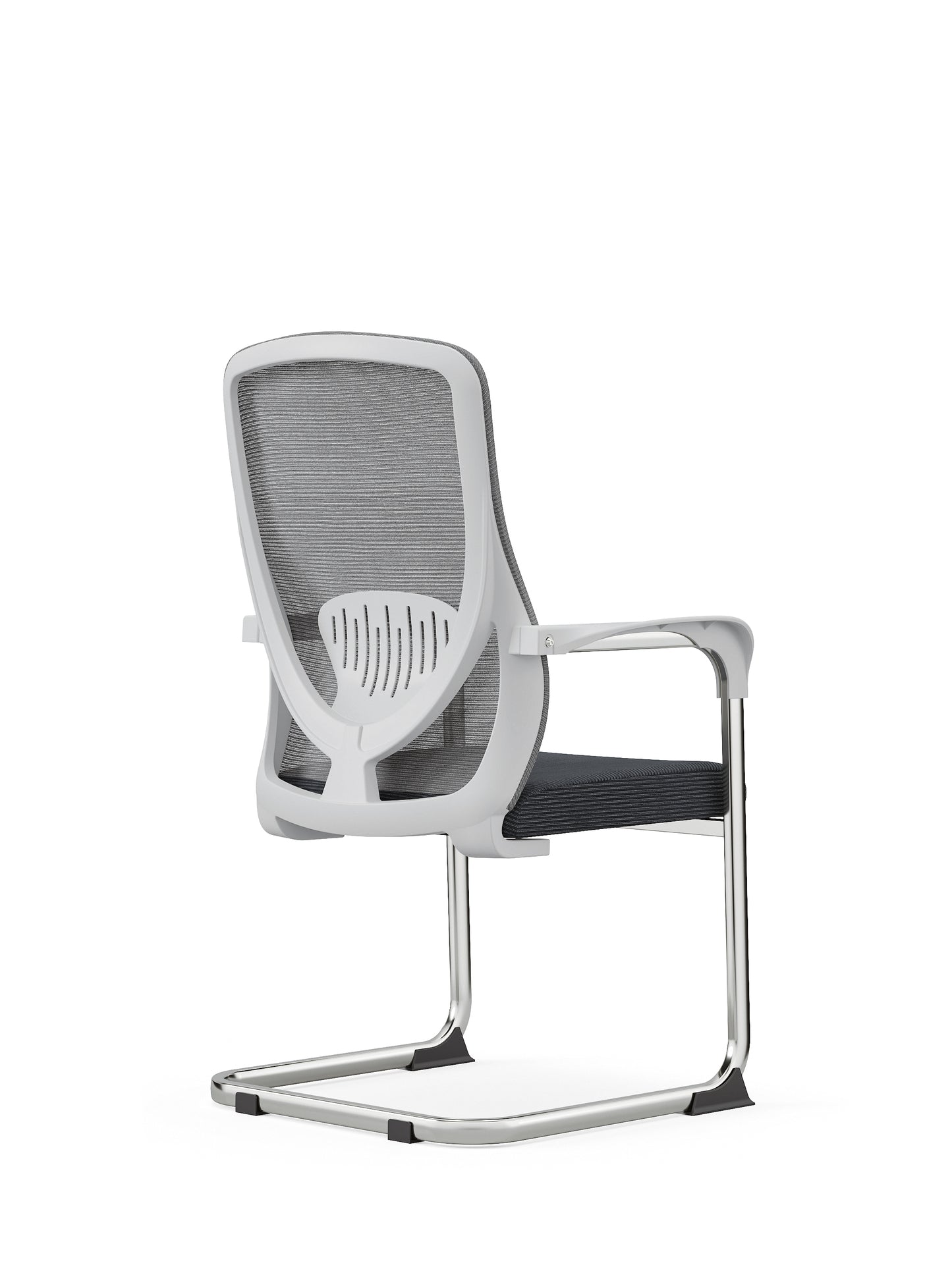 Silla de Visita Malla Gris