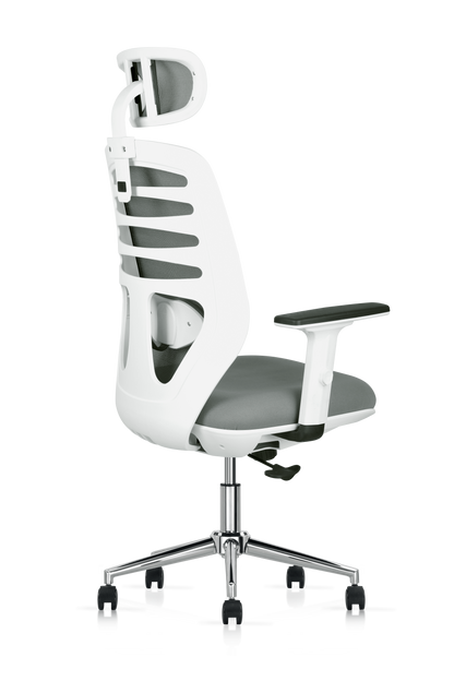 Silla Ejecutiva HI High Back Gris/ blanco