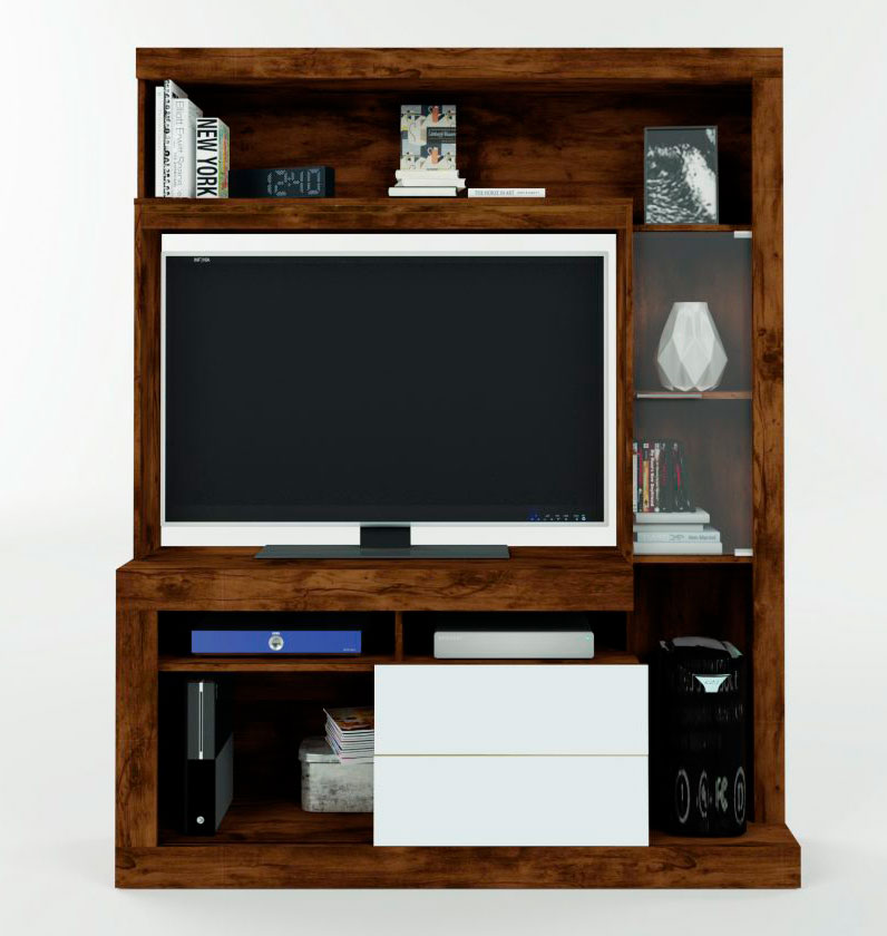 Estante p/ TV Siberian Jatoba Blanco