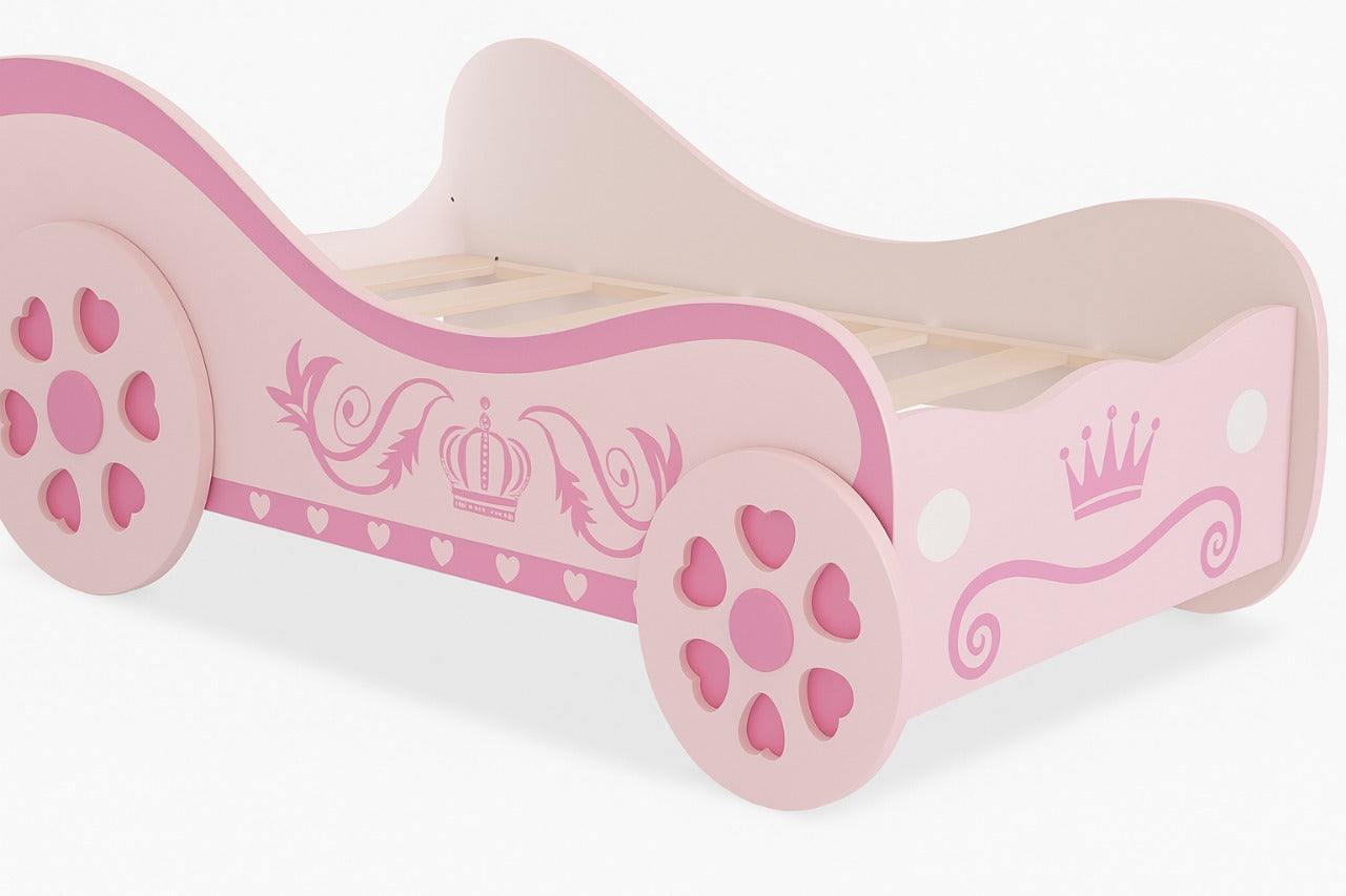 Cama 1 plaza Charlotte Rosada