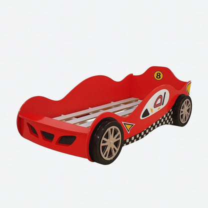 Cama de una plaza Racing Rojo
