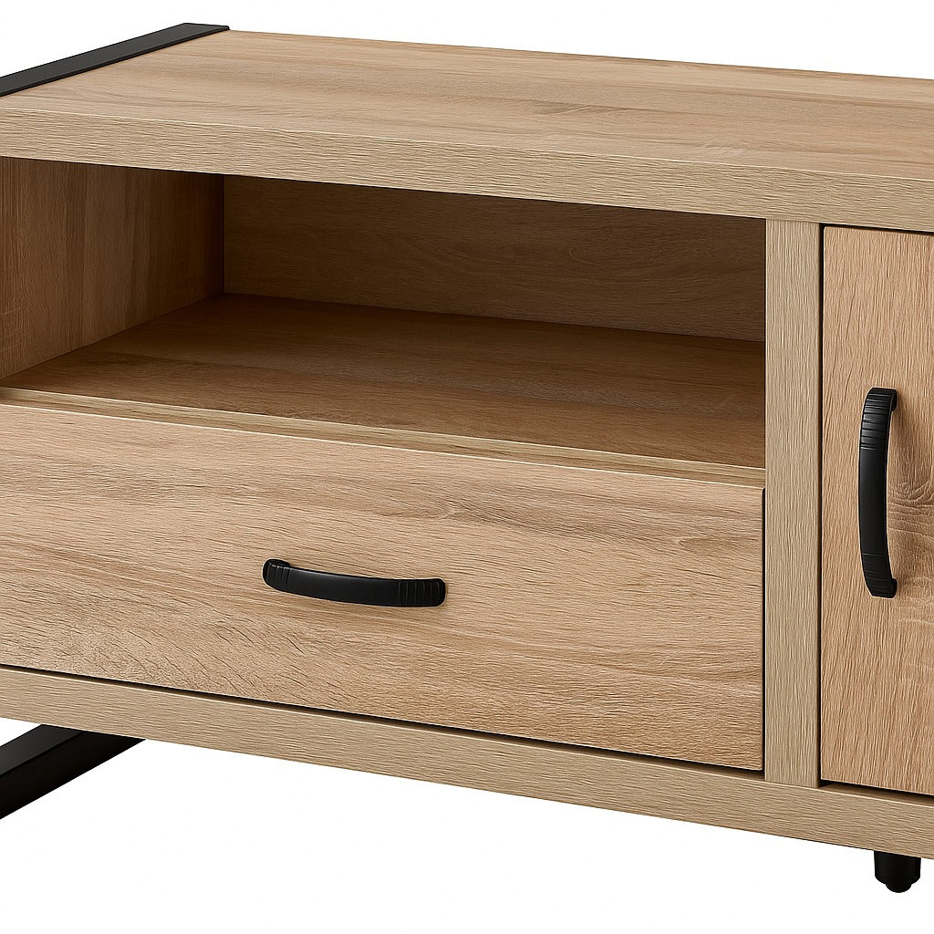 Rack TV Roble Urbano