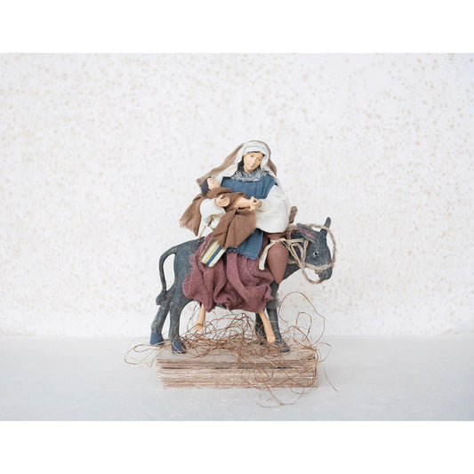 Figura de Virgen María con Niño Jesús