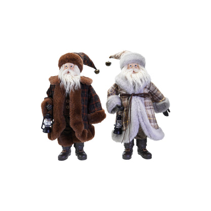 Figura Viejito Pascuero, Traje Color Café