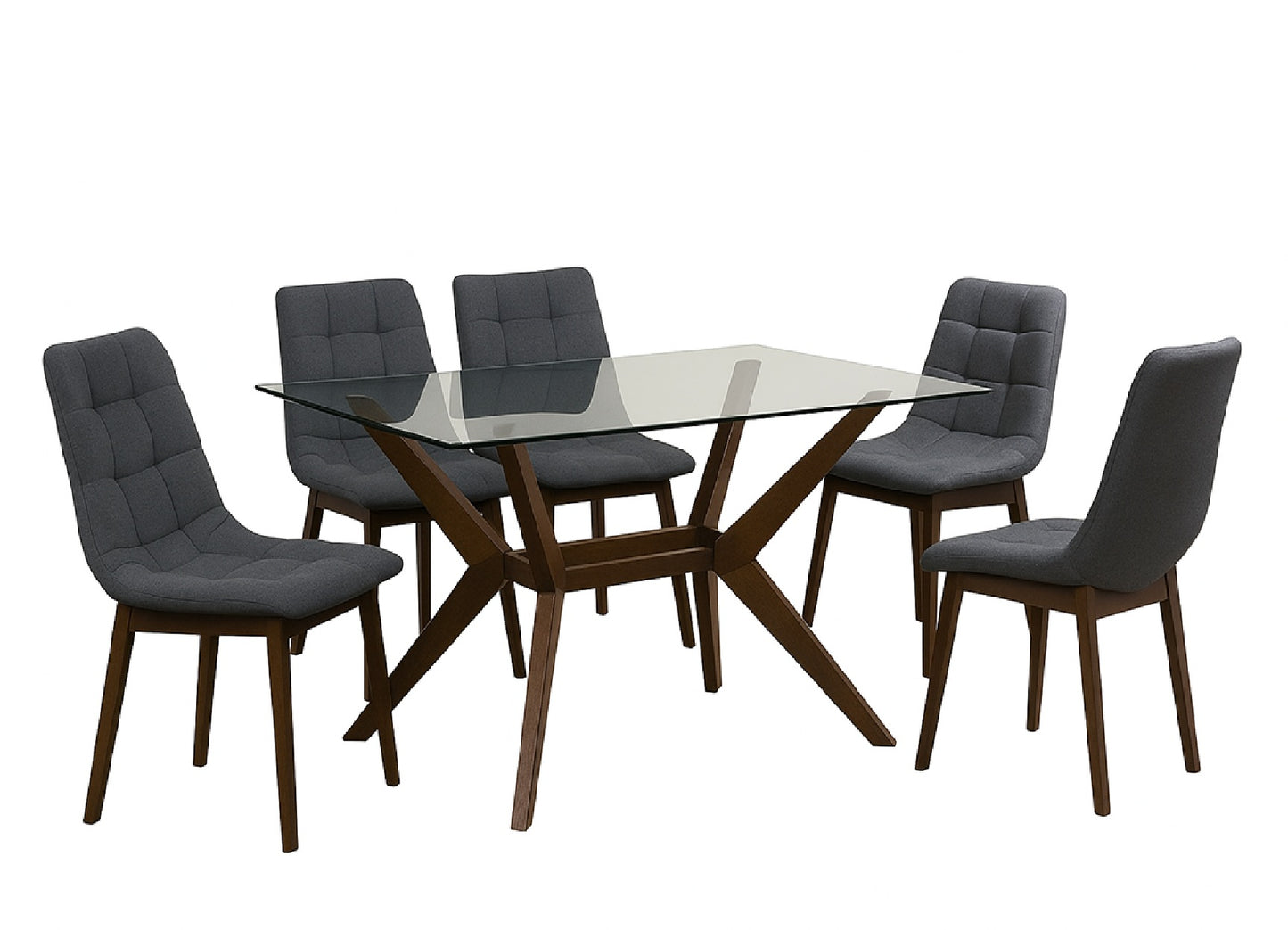 Comedor Rectangular de Vidrio