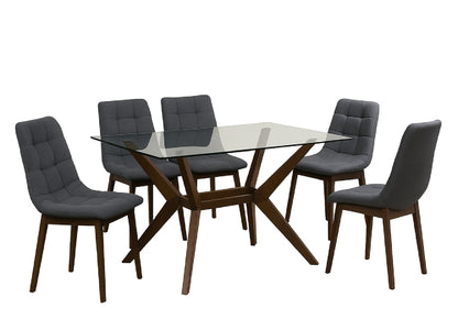 Comedor Rectangular de Vidrio