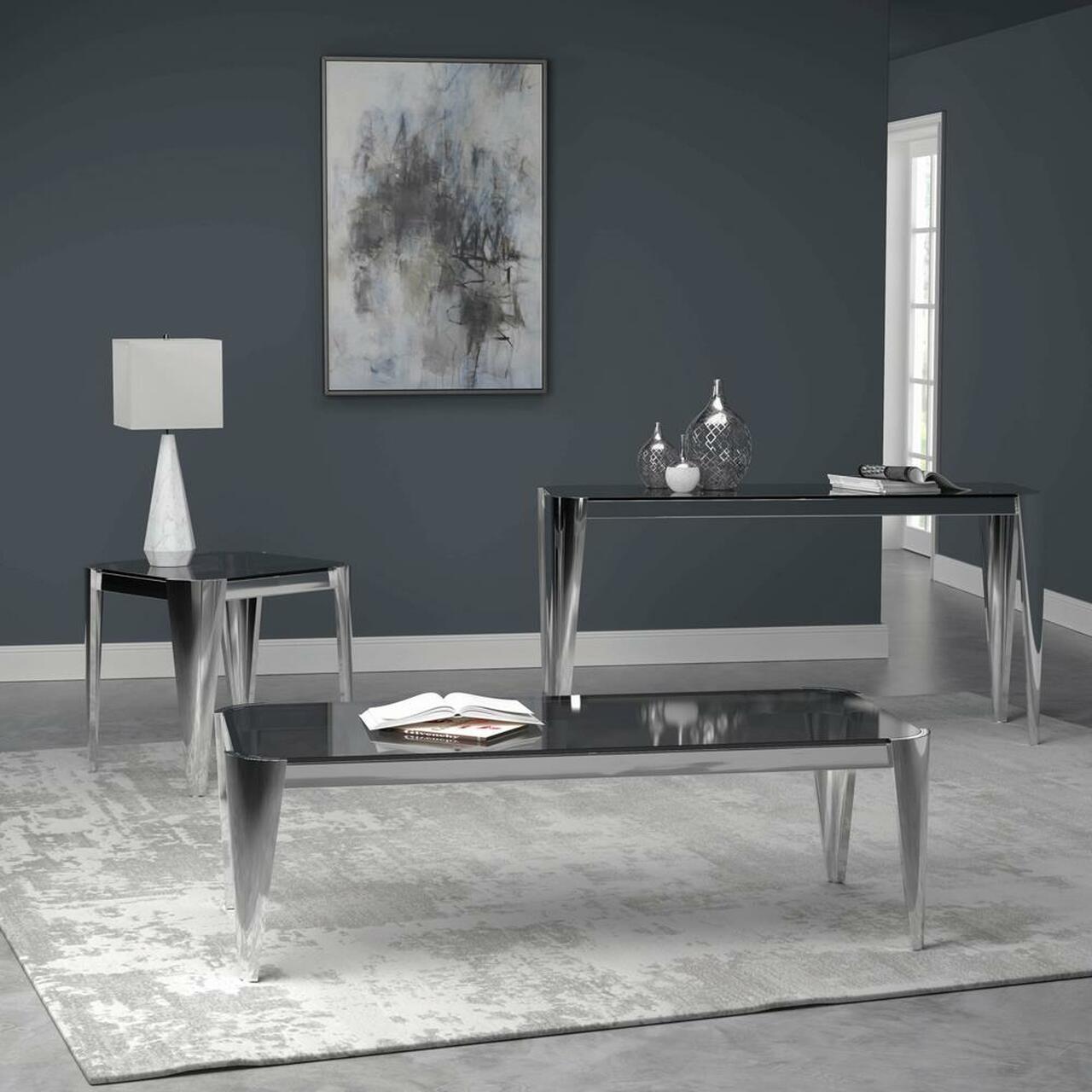 Mesa de centro silver grey