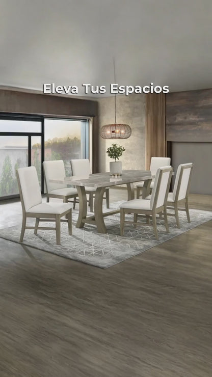 Juego de comedor Rancho  6 sillas